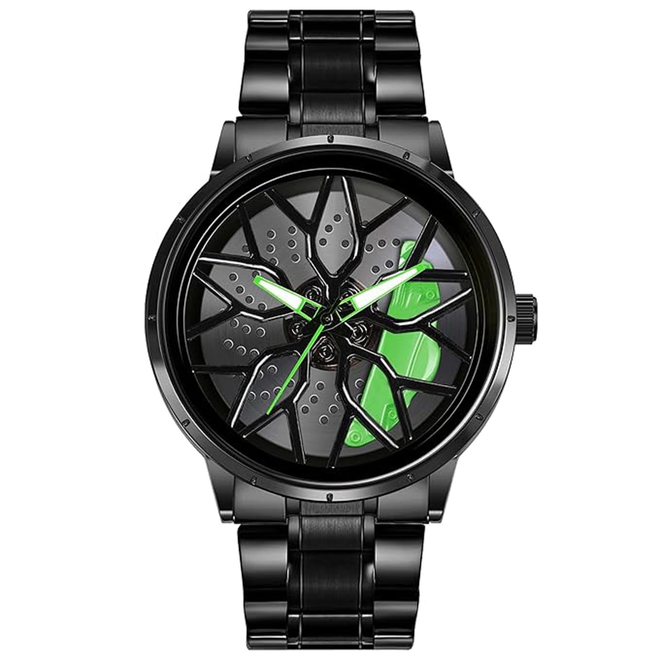 All New Gyro watches rotating 360 degree with 7a quality metal strap