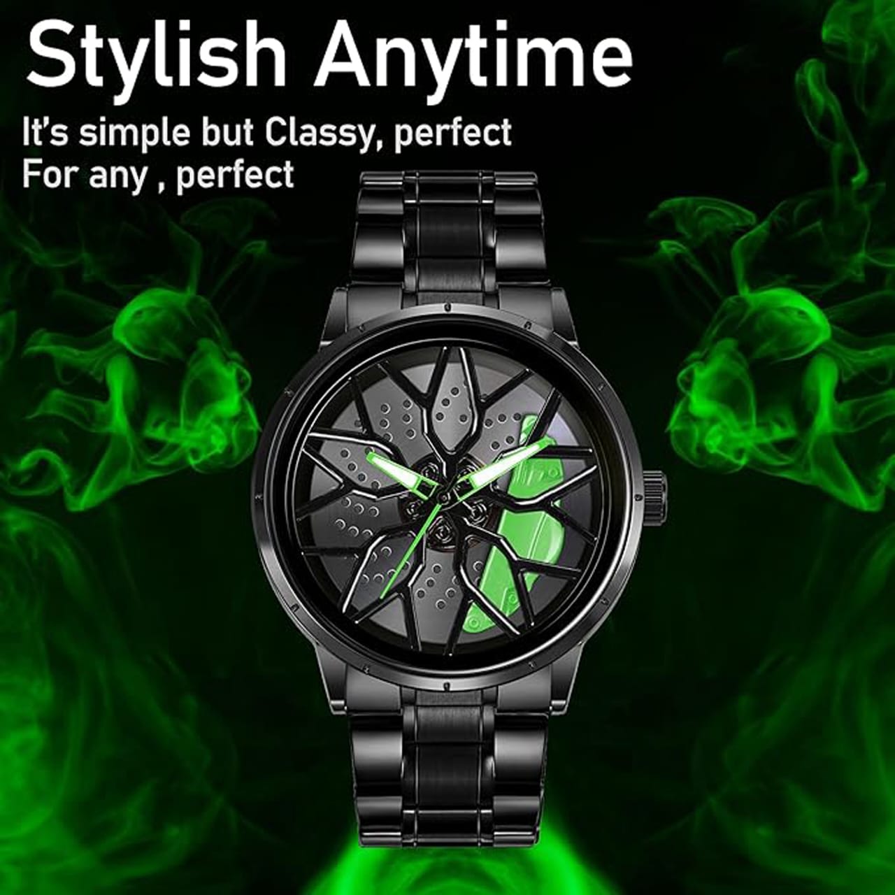 All New Gyro watches rotating 360 degree with 7a quality metal strap